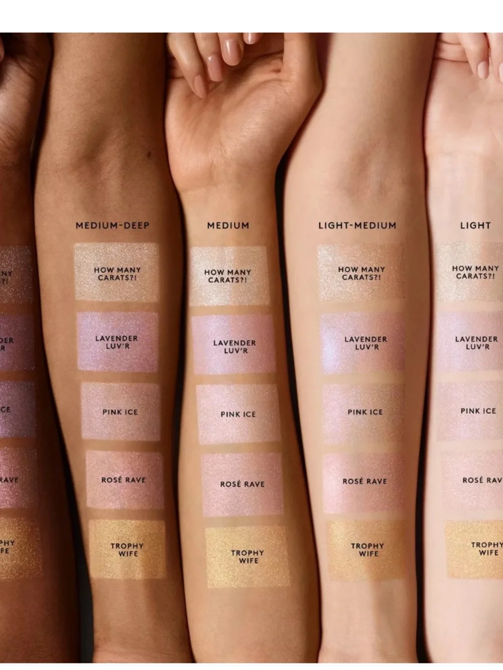 FENTY BEAUTY BY RIHANNA DIAMOND BOMB ALL-OVER DIAMOND VEIL;—PINK ICE